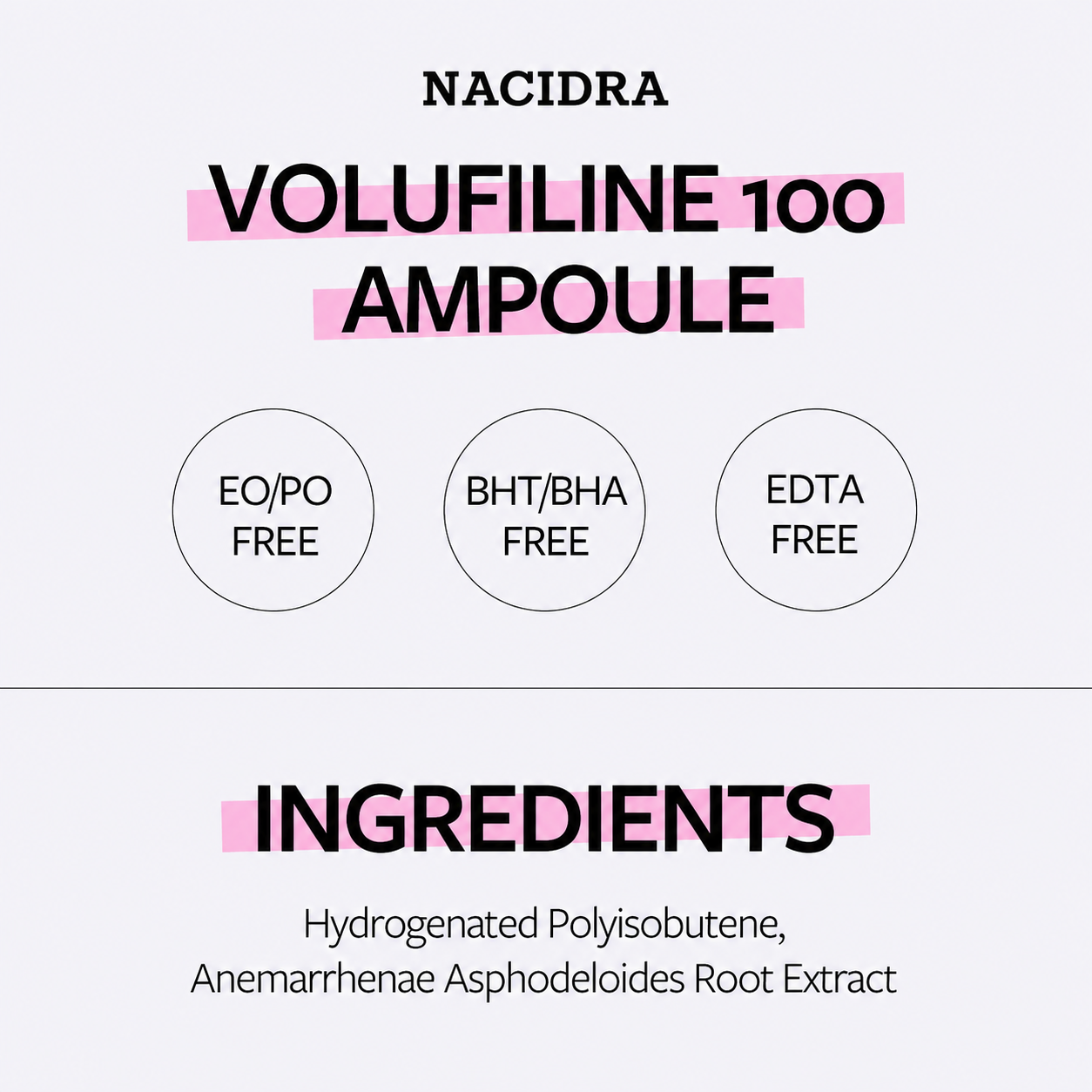 NACIDRA Pure Volufiline Serum